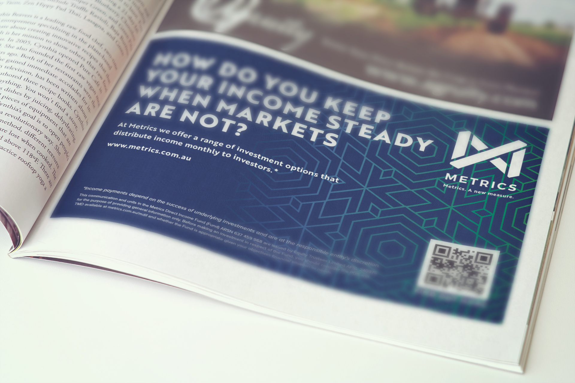 Metrics Advertisement