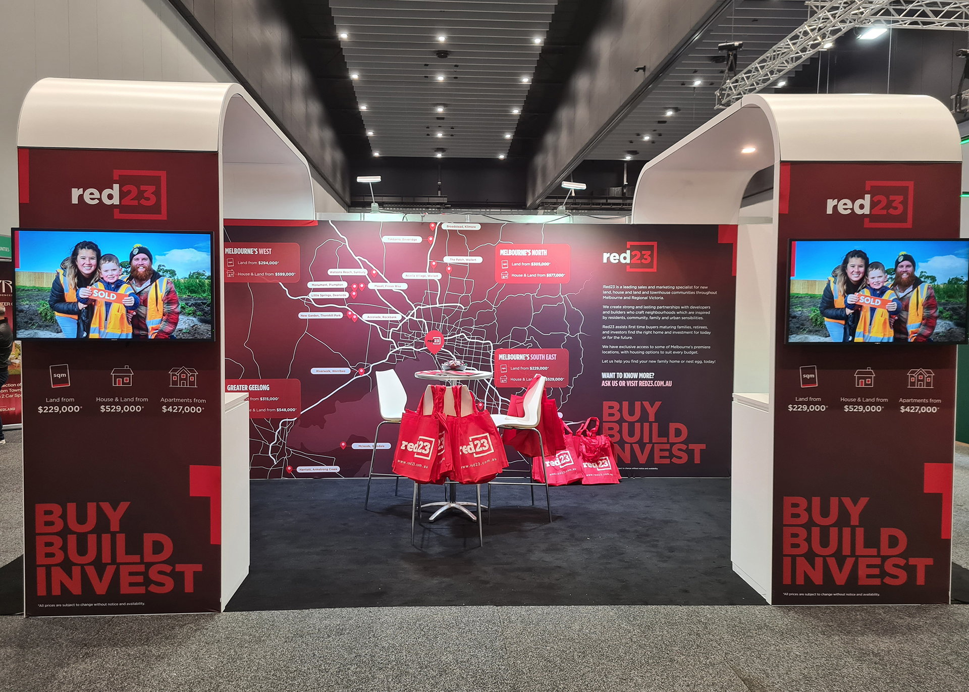 Red23 Open Lot Booth