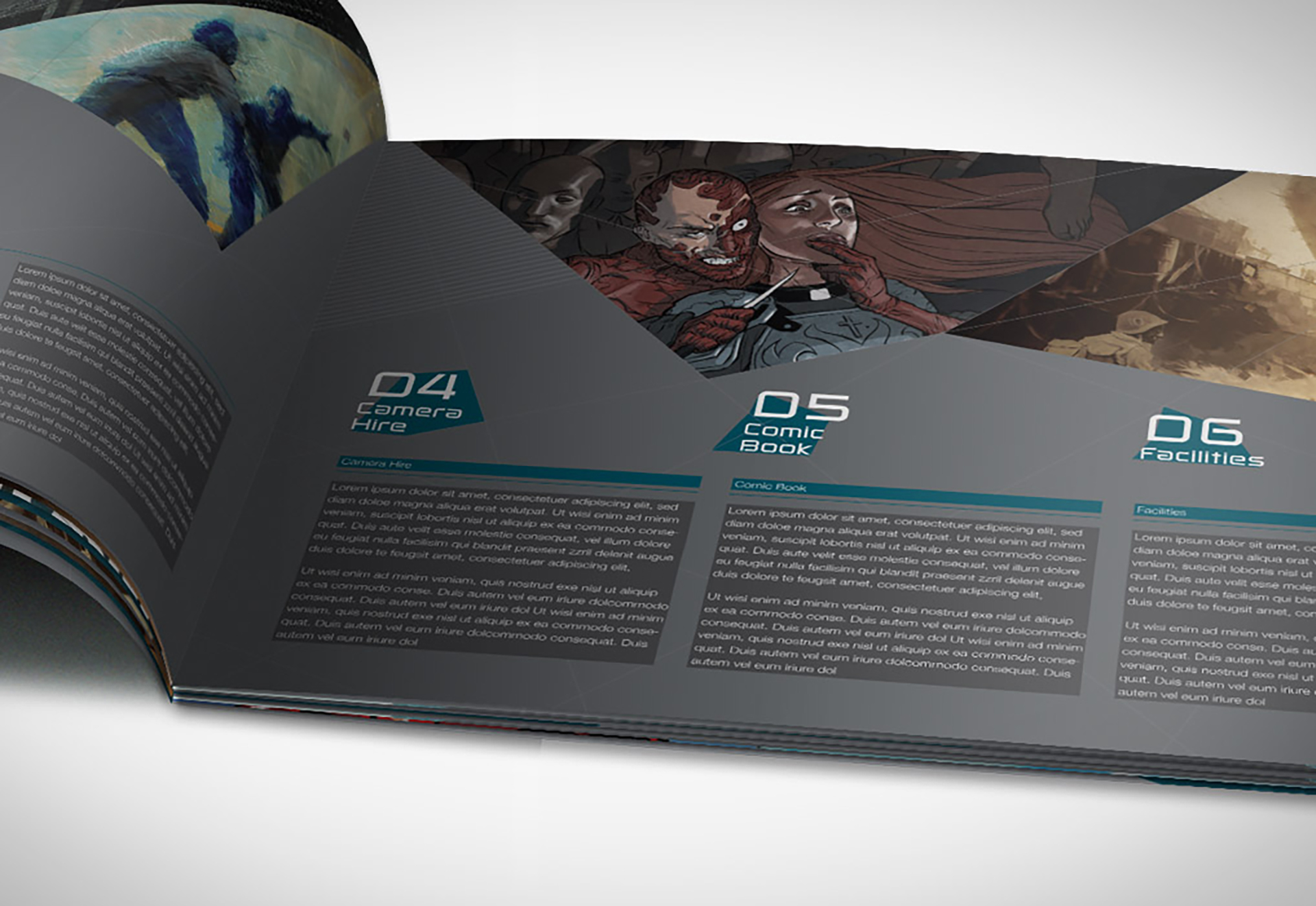 Resolution Independent Brochure Close Up